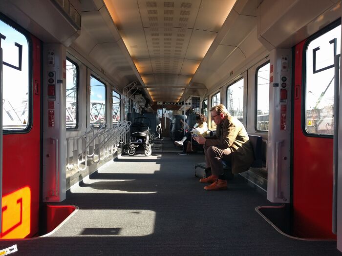 A Few Years Back I Traveled Every Week To Work By Train, Always In The End Of The Last Car. Every Friday I Took A Picture