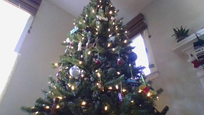 A Full One, It Has A Train Around The Base, But I Can't Fit It In The Picture