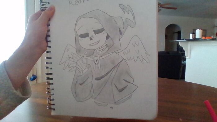 Sorry For The Bad Pic. Everyone Meet Reaper Sans