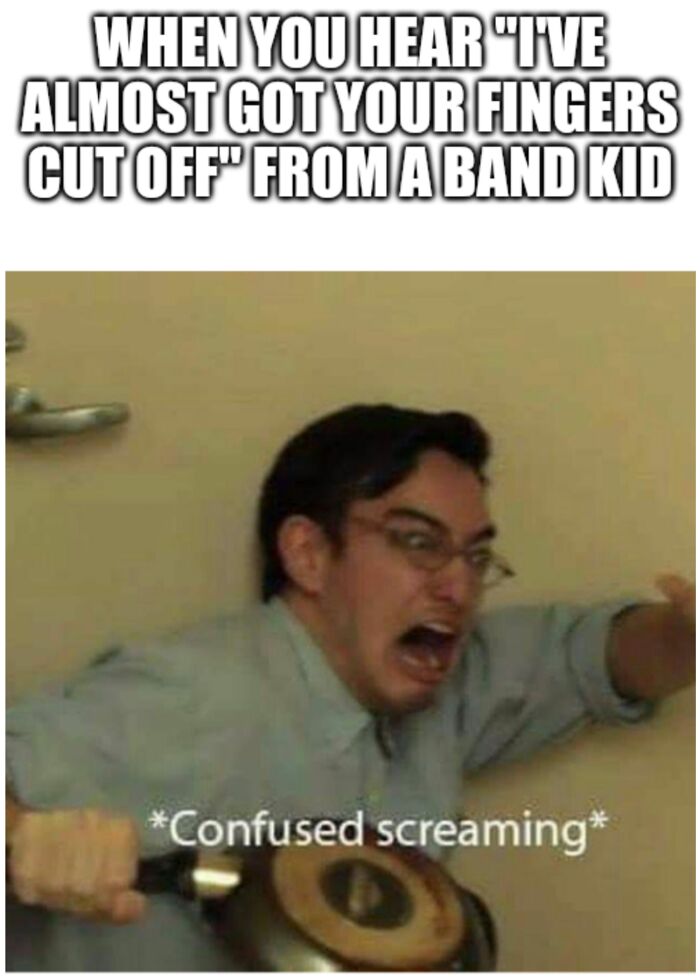 Don't Worry, It Was Only The Gloves. Welcome To The Woodwind Section.