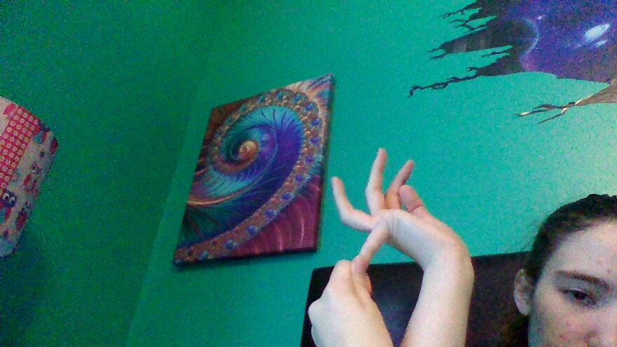 I Can Bend My Finger Back At A 90 Degree Angle. My Mom Hates It 