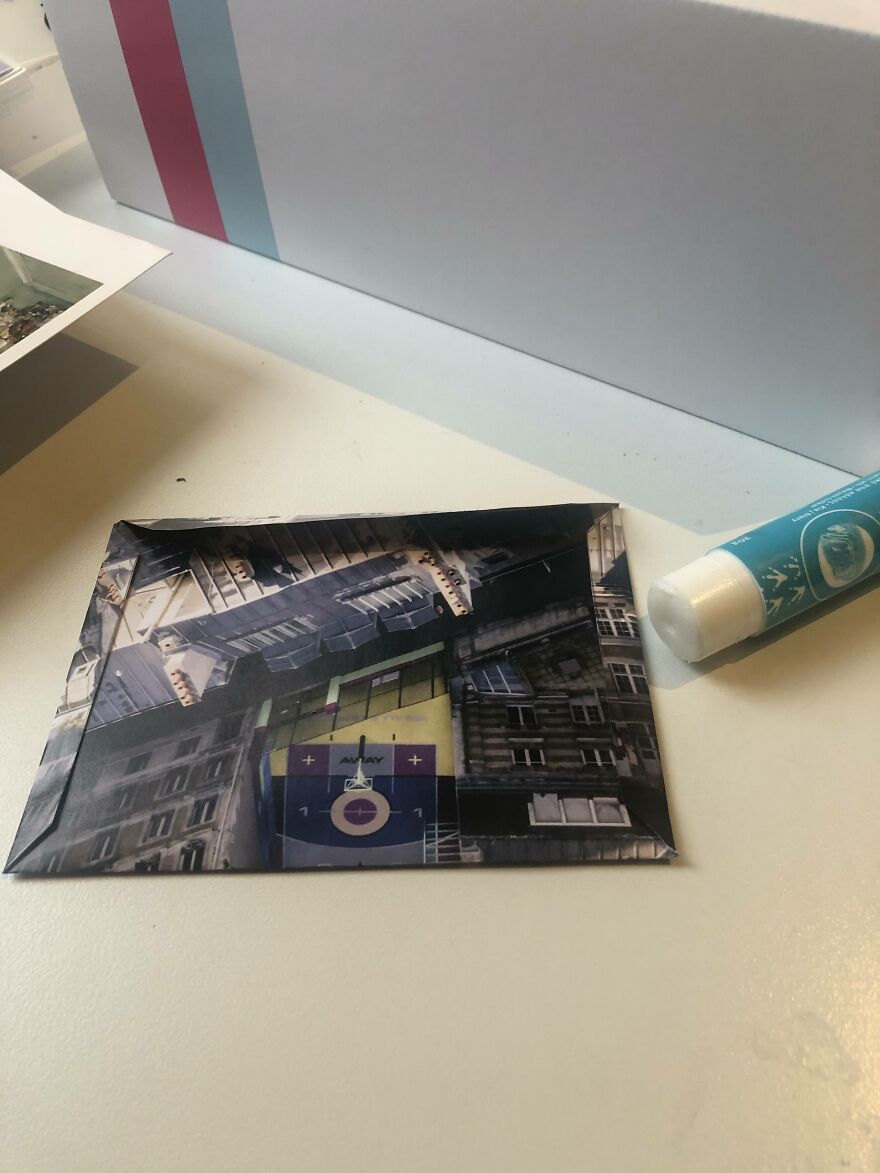 I Recycle Old Magazines And Turn Them Into Envelopes For My Christmas Cards I Recycle Old Magazines And Turn Them Into Envelopes For My Christmas Cards