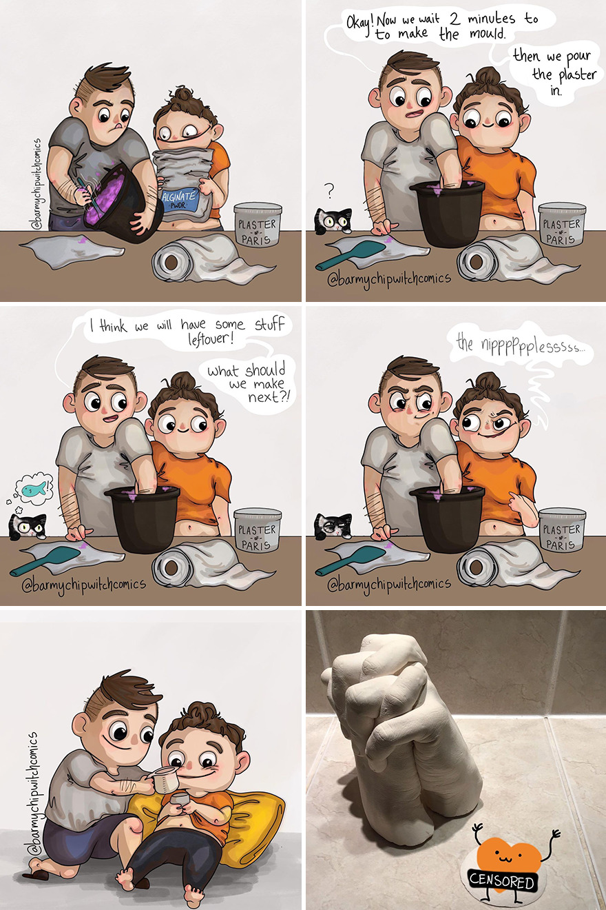 Illustrator Shows Honest Situations That Anyone Who Has Fallen In Love Will Identify Themselves