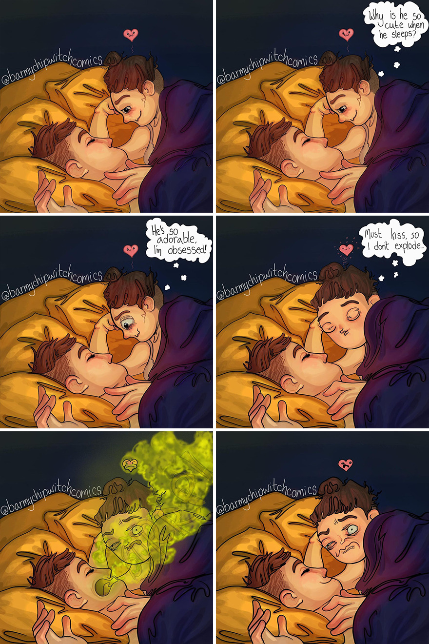 Illustrator Shows Honest Situations That Anyone Who Has Fallen In Love Will Identify Themselves