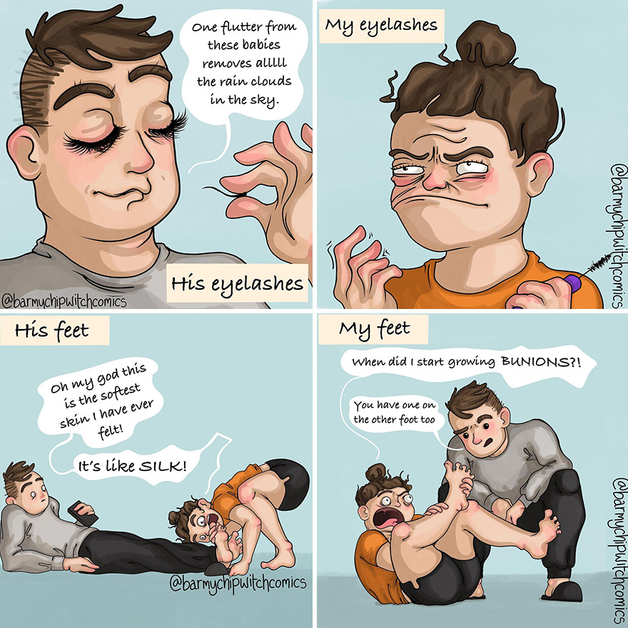 Illustrator Shows Honest Situations That Anyone Who Has Fallen In Love Will Identify Themselves