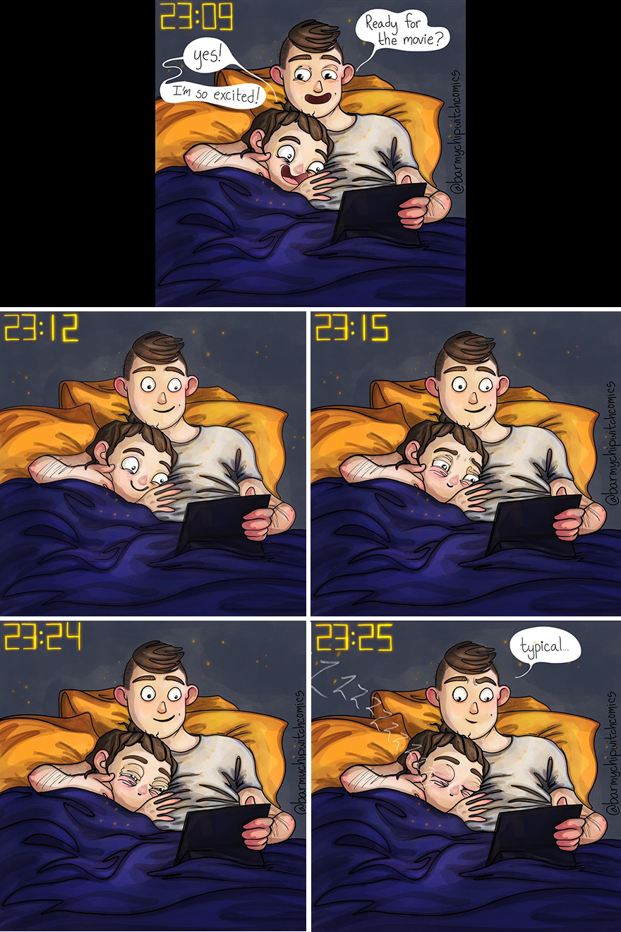 Illustrator Shows Honest Situations That Anyone Who Has Fallen In Love Will Identify Themselves