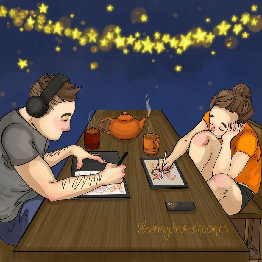 Illustrator Shows Honest Situations That Anyone Who Has Fallen In Love Will Identify Themselves