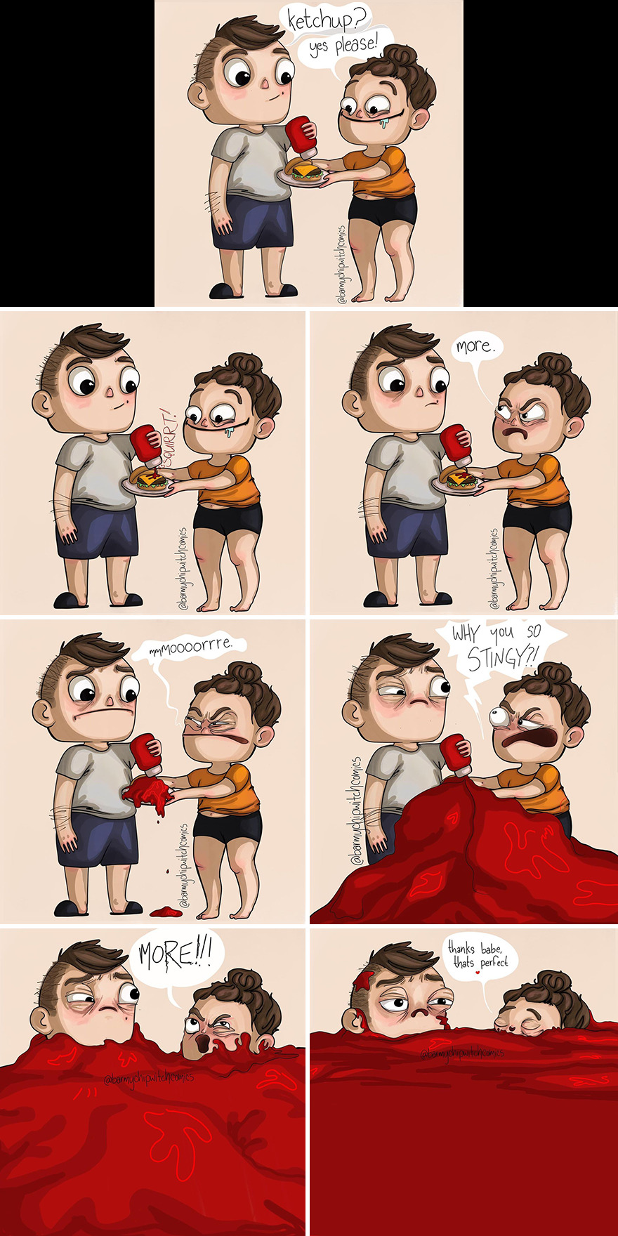 Illustrator Shows Honest Situations That Anyone Who Has Fallen In Love Will Identify Themselves