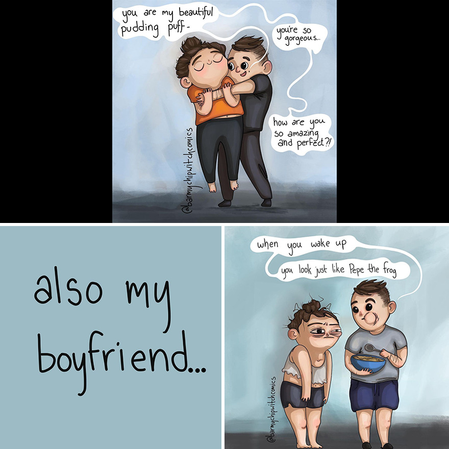 Illustrator Shows Honest Situations That Anyone Who Has Fallen In Love Will Identify Themselves