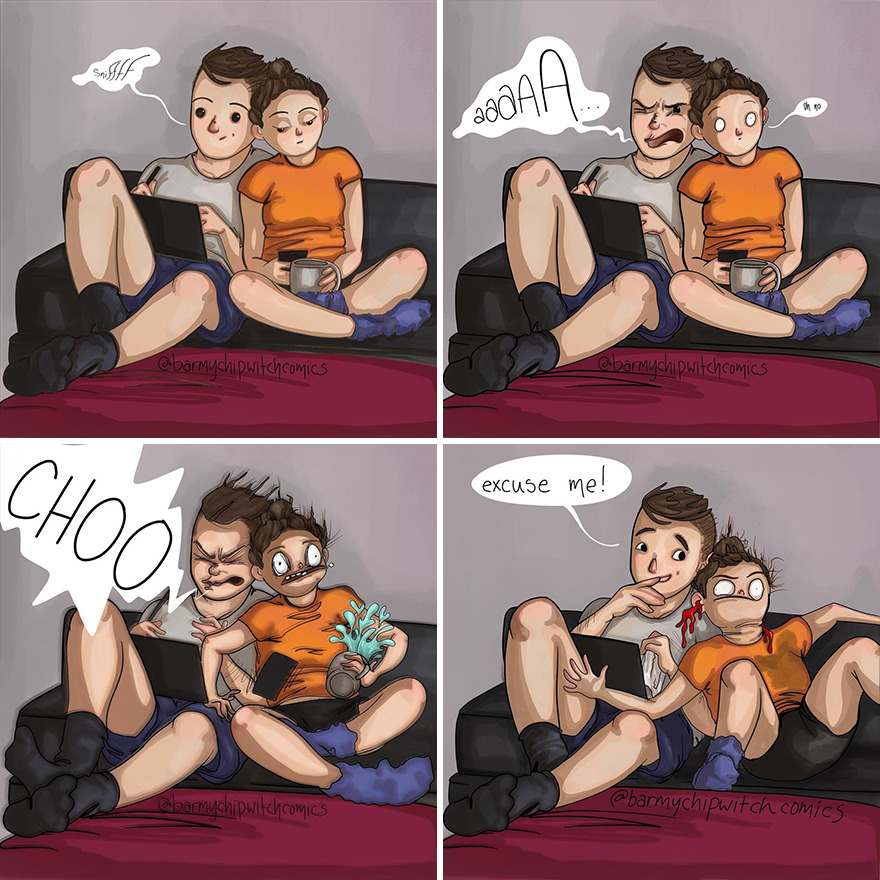 Illustrator Shows Honest Situations That Anyone Who Has Fallen In Love Will Identify Themselves