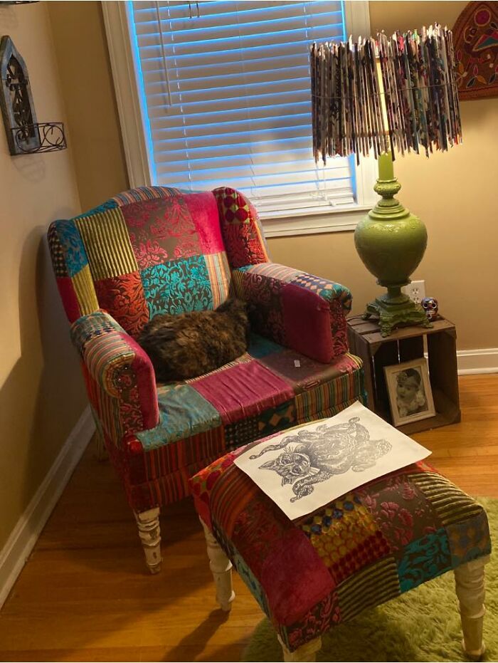 Probably The Coolest Chair I Have Ever Purchased! Twenty Bucks At A Yard Sale