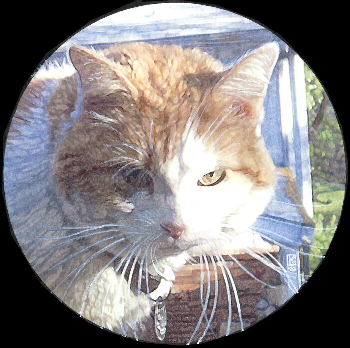 Mr. Kitty Memorial Portrait