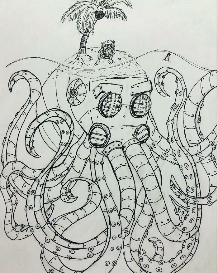 Steampunk Octopus