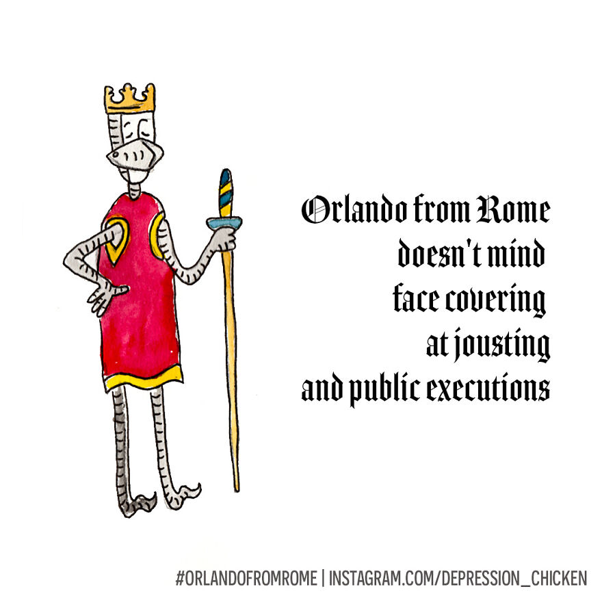 I Draw Medieval Memes About A Knight With Hipster Struggles