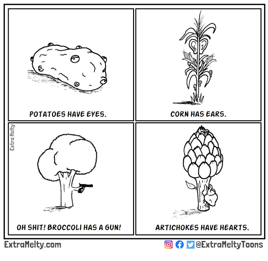 All The Veggies Are On The Run