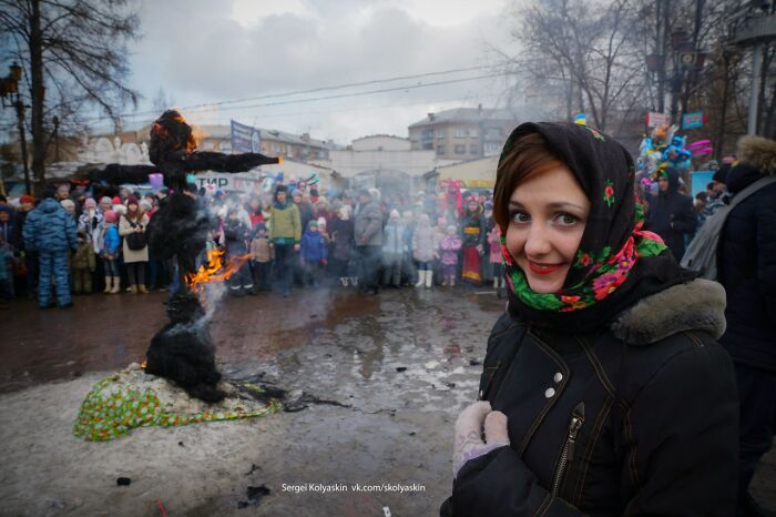 Maslenitsa. Poor Woman's Burning