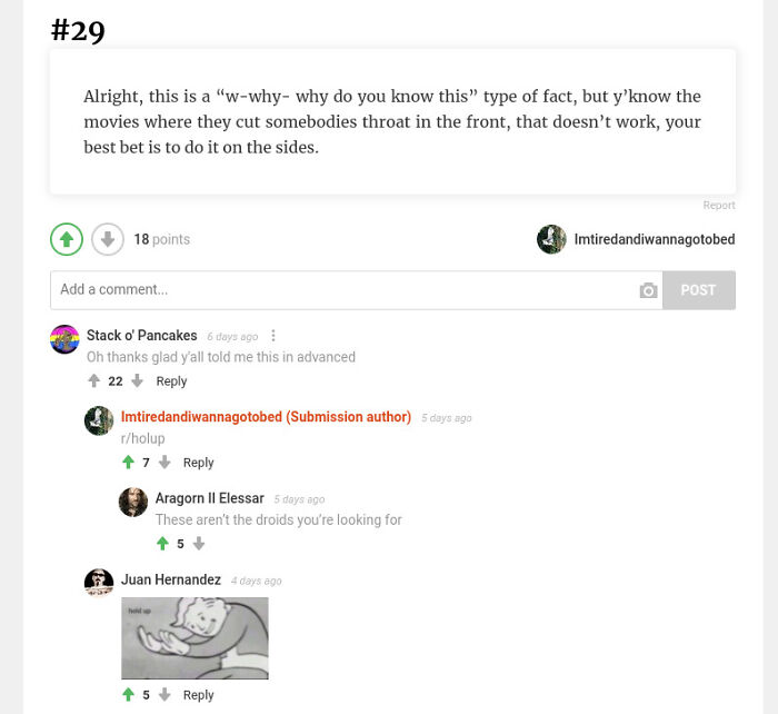 Thank You To Those Who Respond To My Stupid Comments