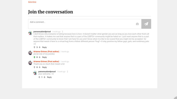 No One Had Said Anything On Their Post About Why Everyone Was Hating On The Lgbtq+ But I Didn't Expect Them To Reply To Me
