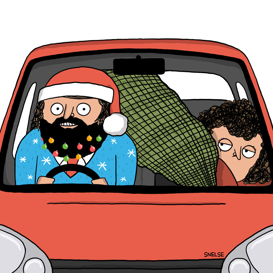 Picking Up The Christmas Tree