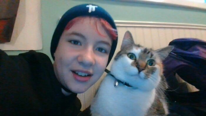 This Was From A While Ago... Anyway, Thats My Cat Frankie Xd