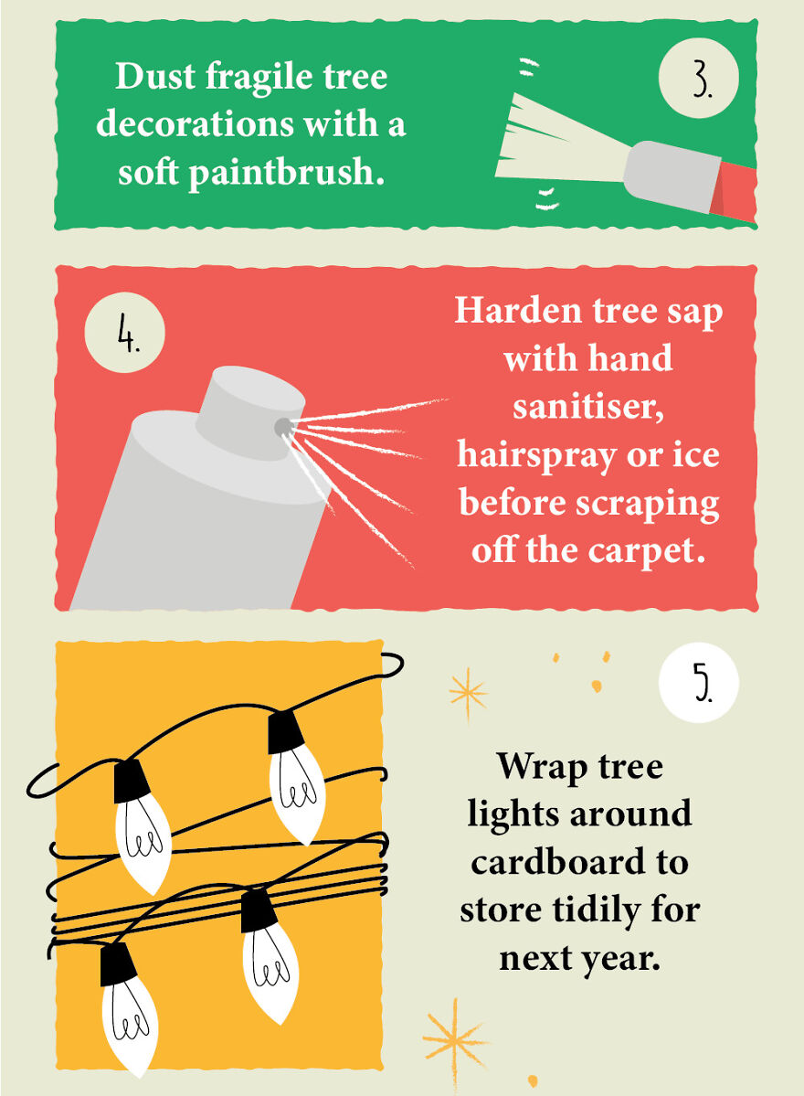 We Illustrated 25 Easy And Useful Home Hacks For Christmas