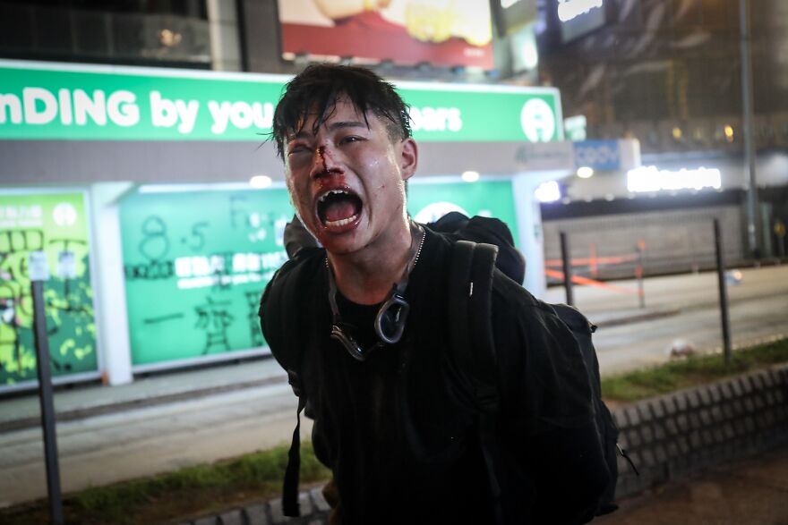 The Silent Cry Of Hong Kong Protester