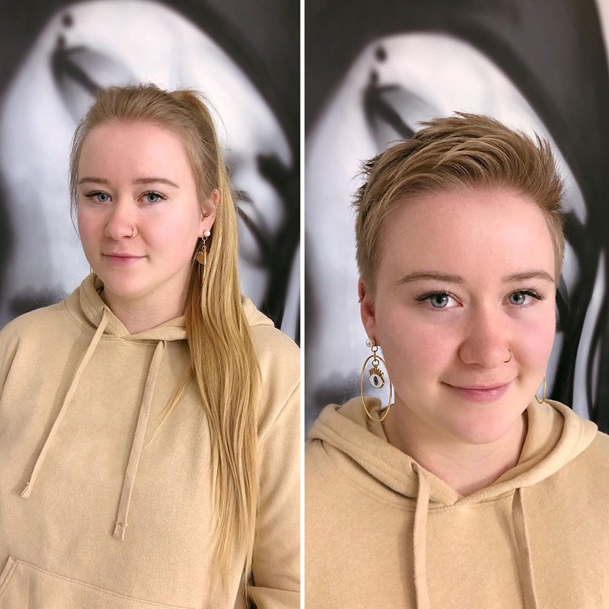 Women Risk Cutting Their Hair And Realize That They Only Gained From It