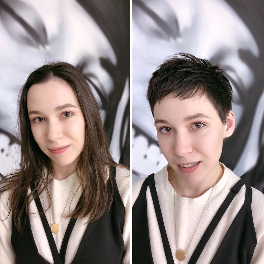 Women Risk Cutting Their Hair And Realize That They Only Gained From It