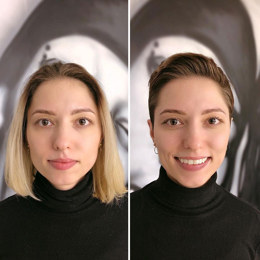 Women Risk Cutting Their Hair And Realize That They Only Gained From It