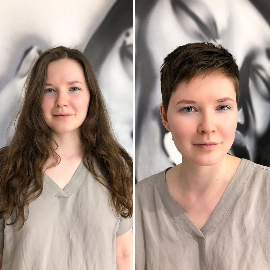 Women Risk Cutting Their Hair And Realize That They Only Gained From It