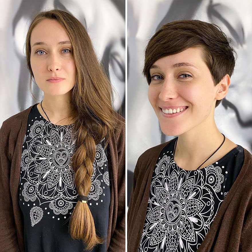 Women Risk Cutting Their Hair And Realize That They Only Gained From It