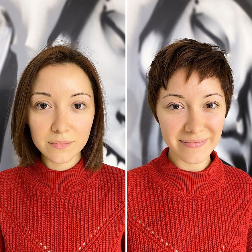 Women Risk Cutting Their Hair And Realize That They Only Gained From It