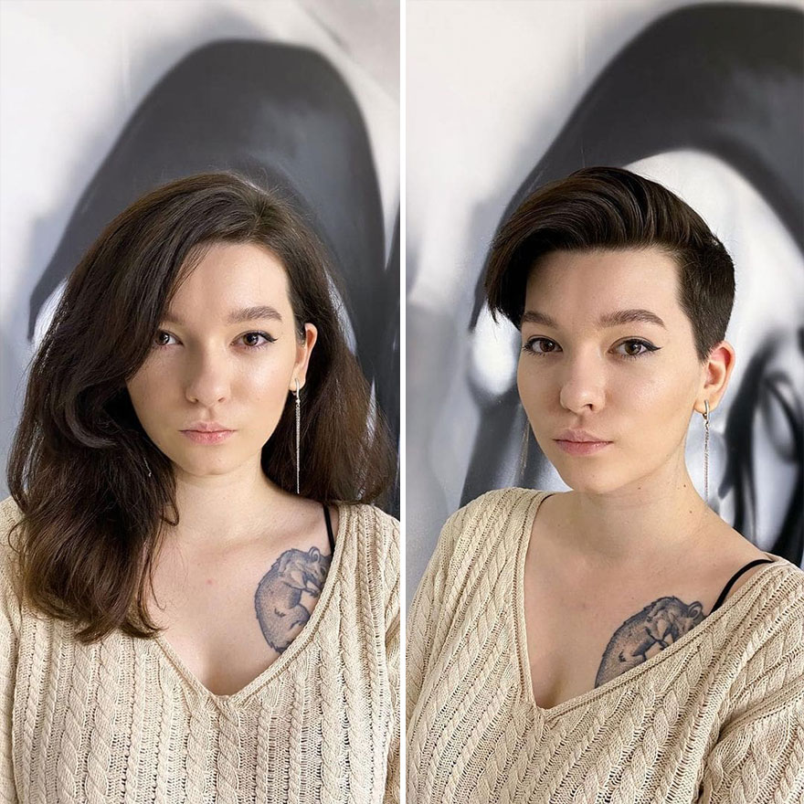 Women Risk Cutting Their Hair And Realize That They Only Gained From It