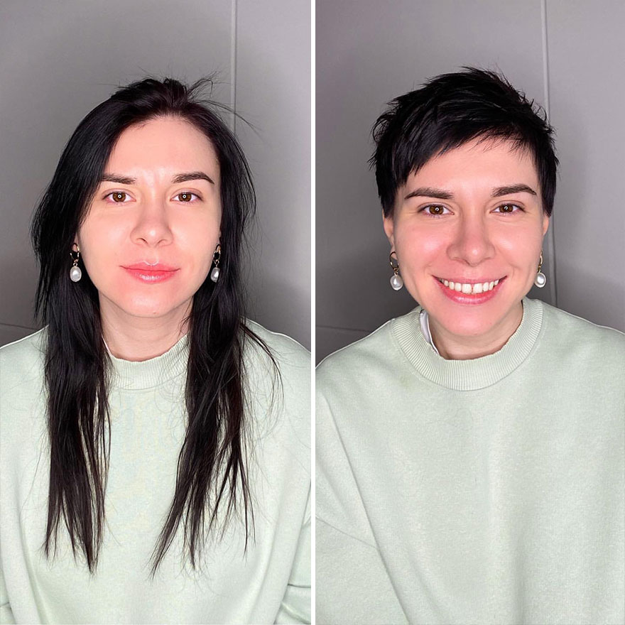 Women Risk Cutting Their Hair And Realize That They Only Gained From It