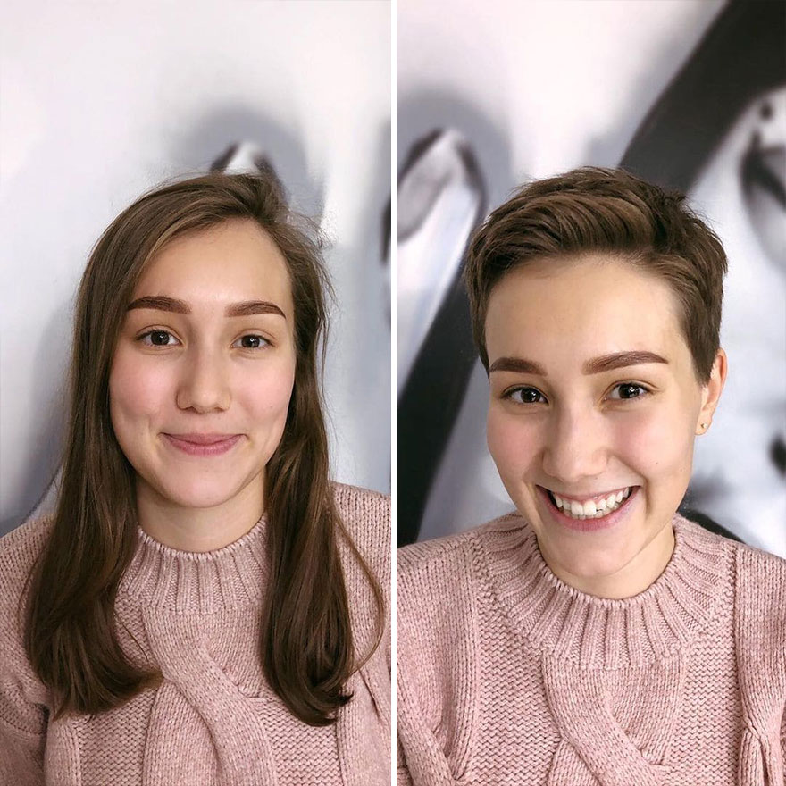 Women Risk Cutting Their Hair And Realize That They Only Gained From It