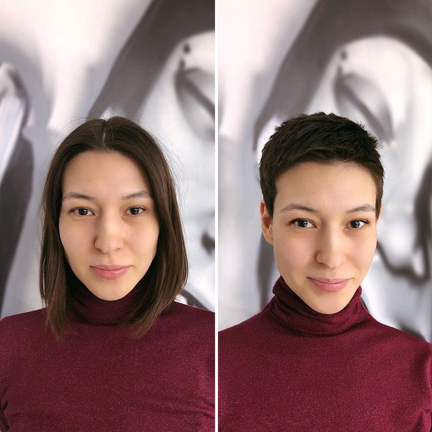 Women Risk Cutting Their Hair And Realize That They Only Gained From It