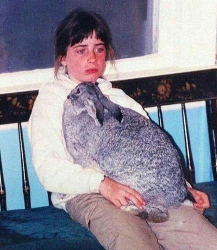 Check Out This Kind Bunbun Consoling My Friend When She Was A Wee Lass