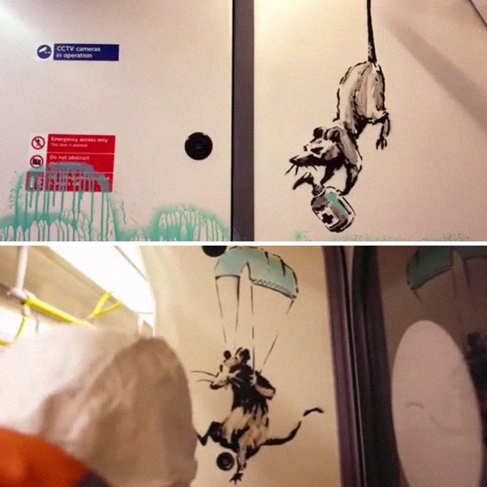 Banksy Ends 2020 With A COVID-19 Message In Bristol, England Banksy Ends 2020 With A COVID-19 Message In Bristol, England