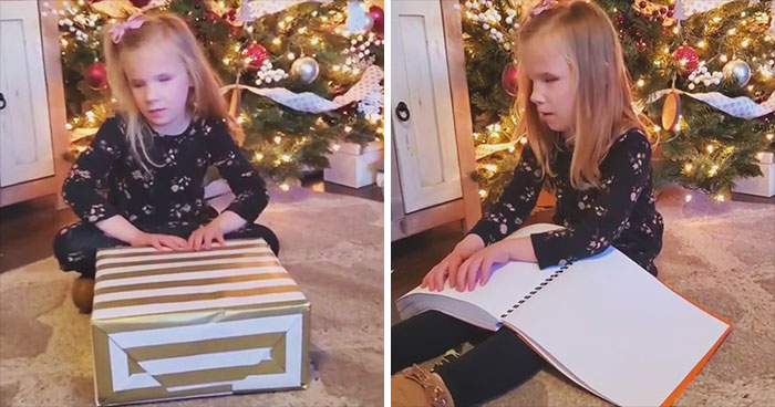 Aunt Organizes A Fundraiser To Raise Money For A Collection Of Braille Harry Potter Books For Her Blind Niece, And Her Reaction Is Priceless
