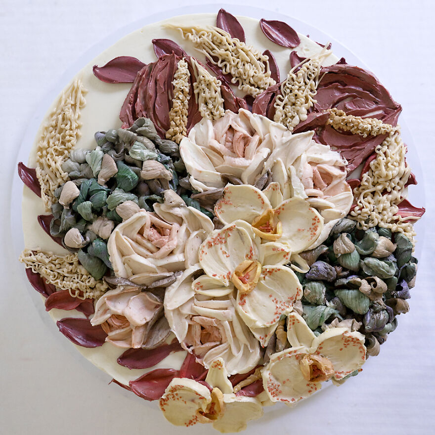 Orchids And Hydgrangeas