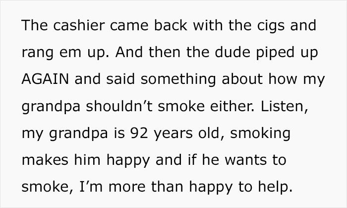 Person Snaps At A Stranger Who Says They Shouldn't Be Smoking, Asks If They're A Jerk