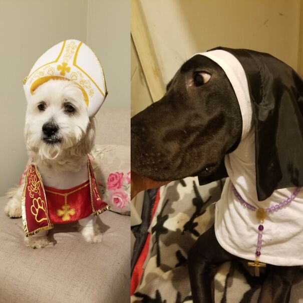 His Holiness The Pawp And Sister Rose. (Sorry, No Offence)