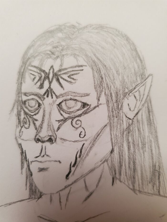 I've Done 3 Others But I've Been Busy, So Here's An Elf Lost In His Poetic Thoughts.