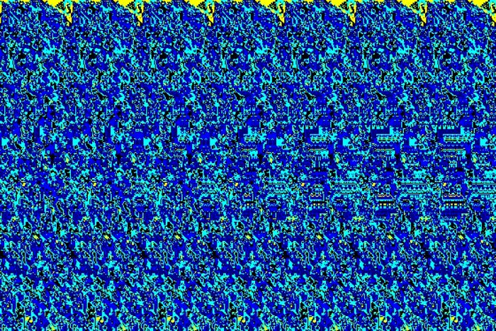 Can You See The "Peace" Word? It Is Called Stereogram.