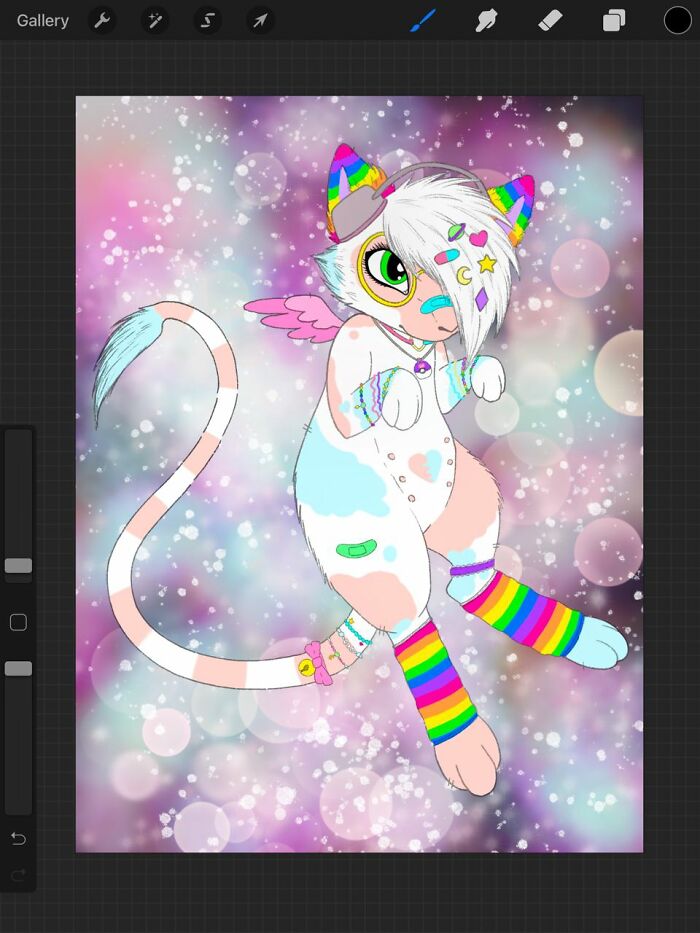 I Drew My New Mew Pokesona Last Night. Not A Real Animal But Still Fun!