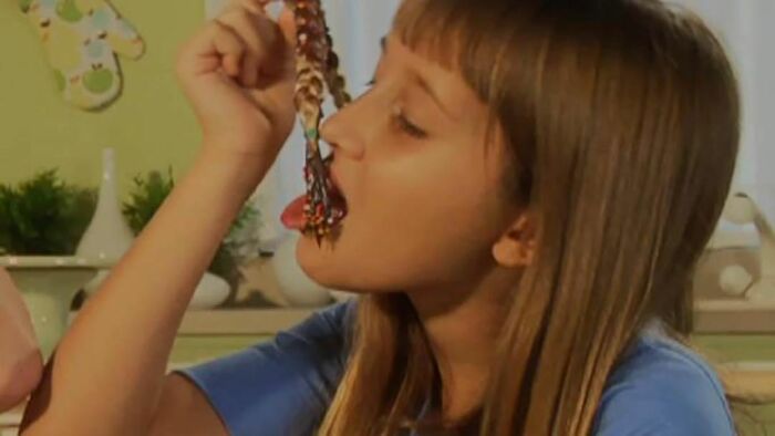 Candy Tails. Basically, A Hair Extension You Can Eat. I Know This Is A Satire Commercial But Somehow There Are Websites That Sell S**t Like This