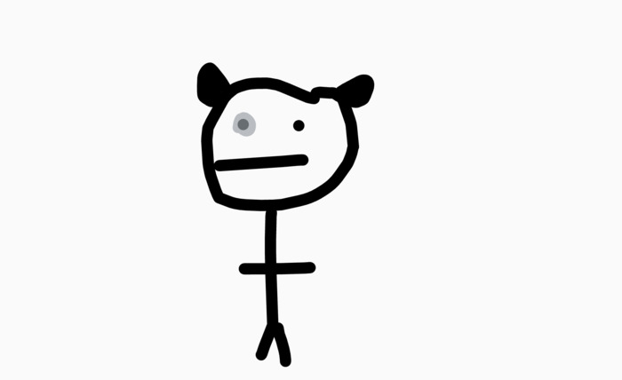 When You Can't Draw So You Use A Stick Panda