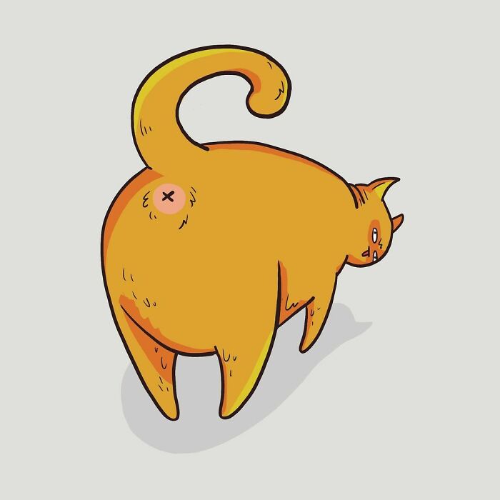 I Love To Draw Cats! Here's One: