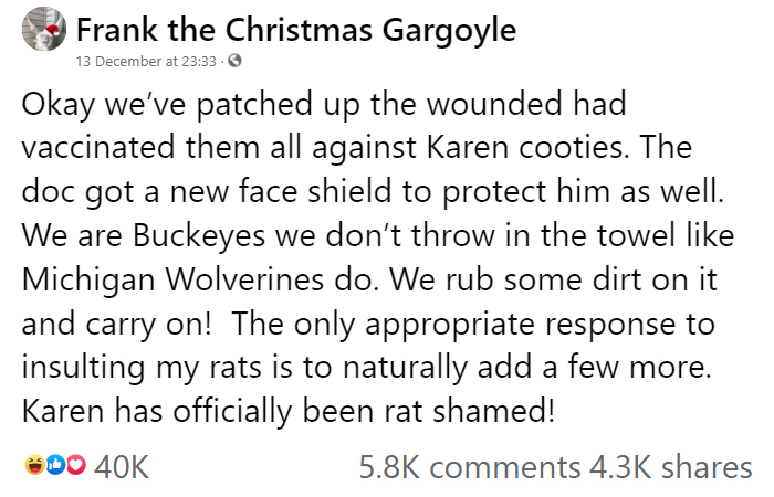 "Karen" Keeps Leaving Notes Complaining About Woman's Decorations, Woman Responds By Adding Even More "Karen" Keeps Leaving Notes Complaining About Woman's Decorations, Woman Responds By Adding Even More