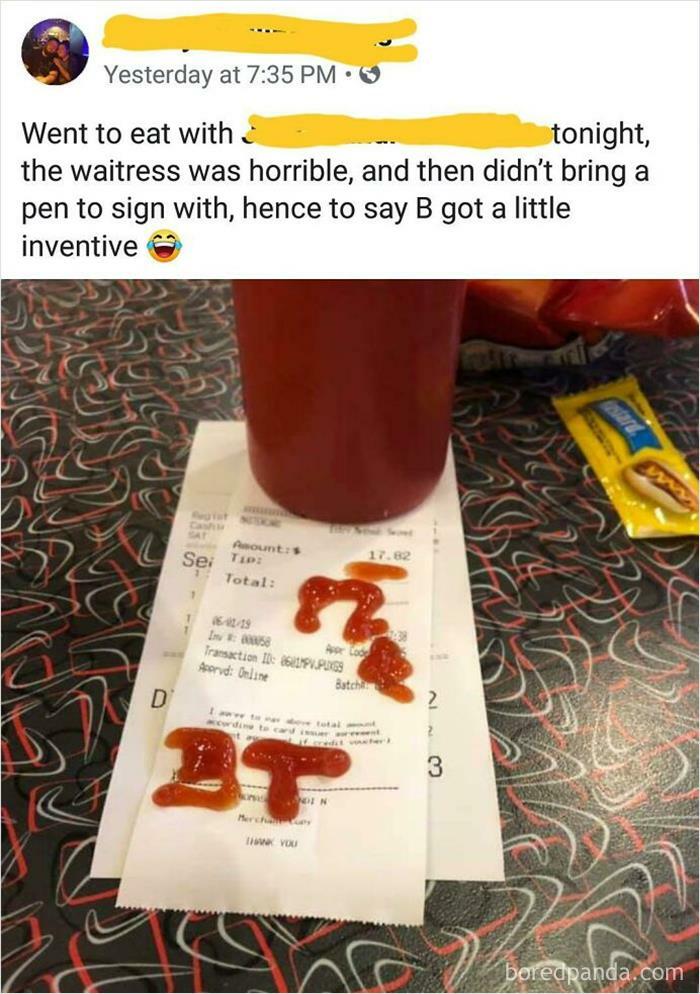 A Facebook Friend Proudly Posts Lack Of Tipping And Creating A Mess For The Server
